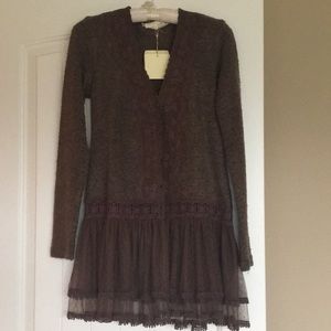 A’reve Textured Tunic with Lace